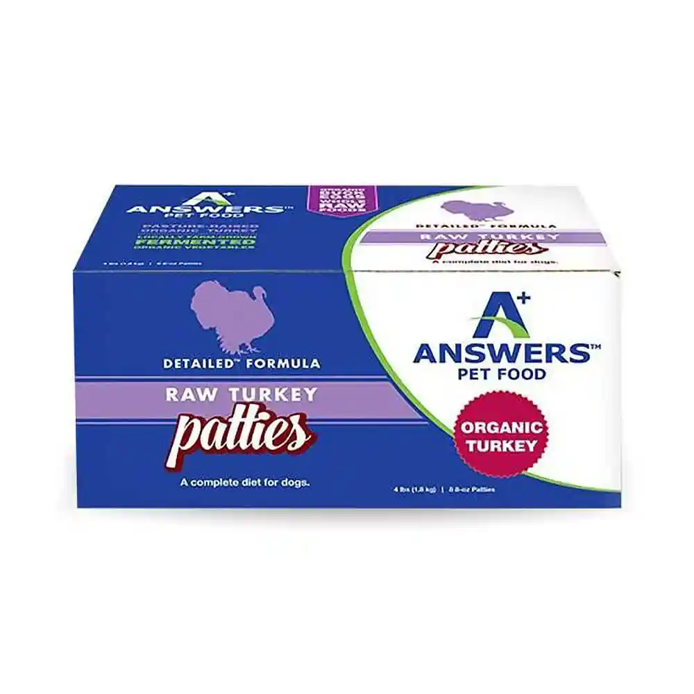 Answers Frozen Raw Turkey Patties 4 lb