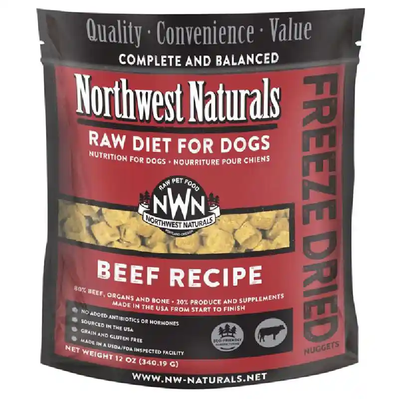 Northwest Naturals Dog Freeze Dried Beef Nuggets 12oz