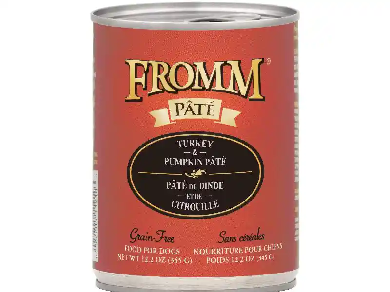 FROMM PATE TURKEY AND PUMPKIN CAN 12.2