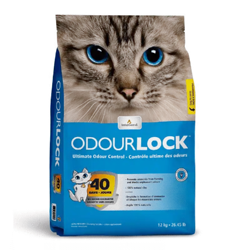 INTERSAND ODOUR LOCK LITTER UNSCENTED 12