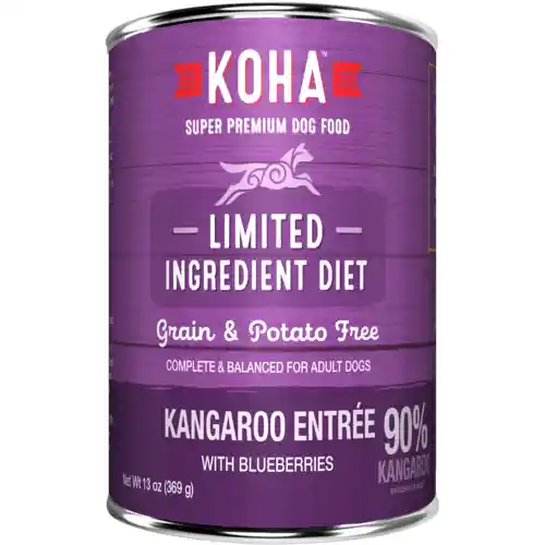 Koha Dog Limited Ingredient Diet Grain Free Wild Kangaroo Pate Can 13 Oz