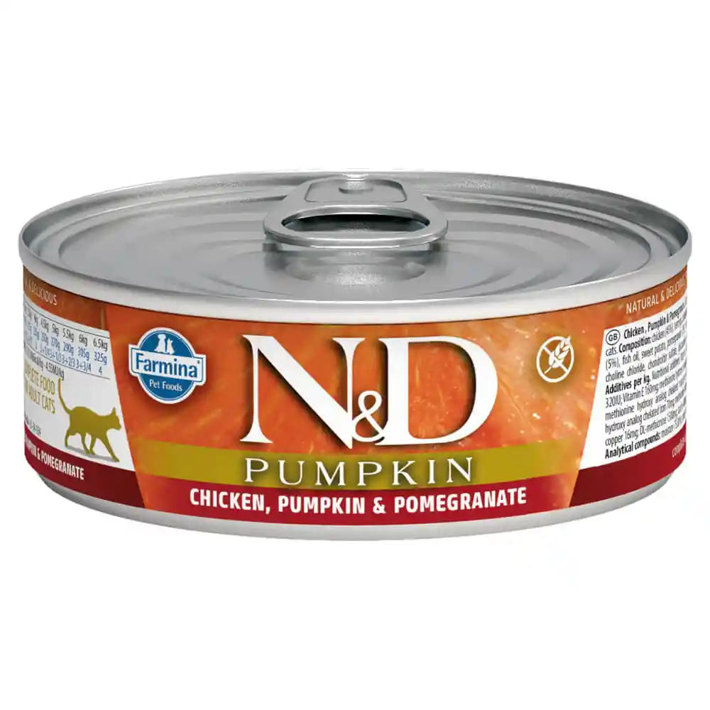 FARMINA CAT CAN PUMPKIN CHICKEN POMEGRANATE 2.82