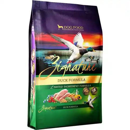 Zignature LID Grain Free Duck Dry Dog Food 4 Lbs