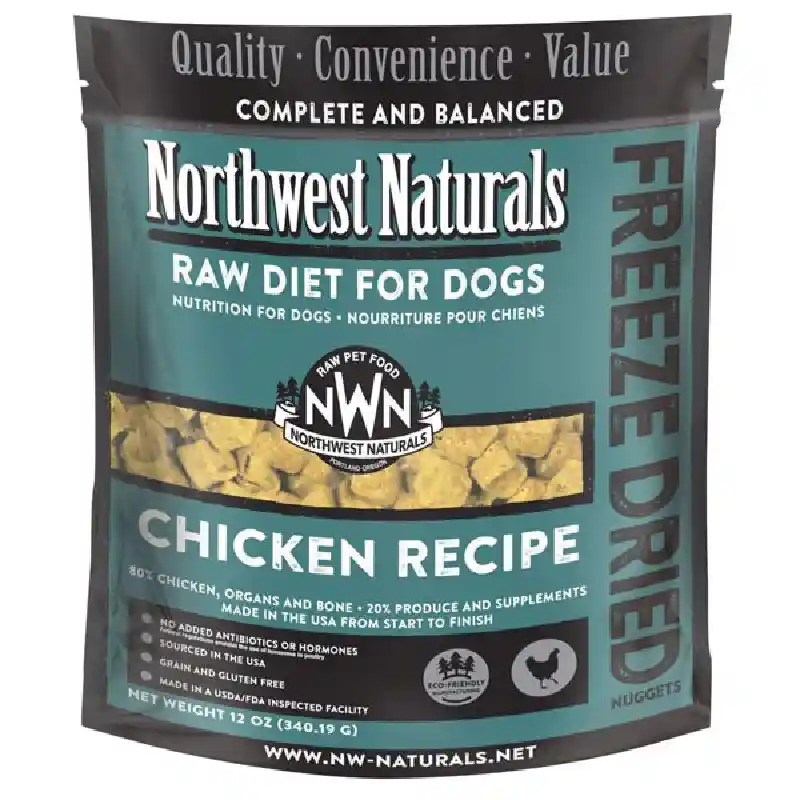 Northwest Naturals Dog Freeze Dried Chicken Nuggets 12oz