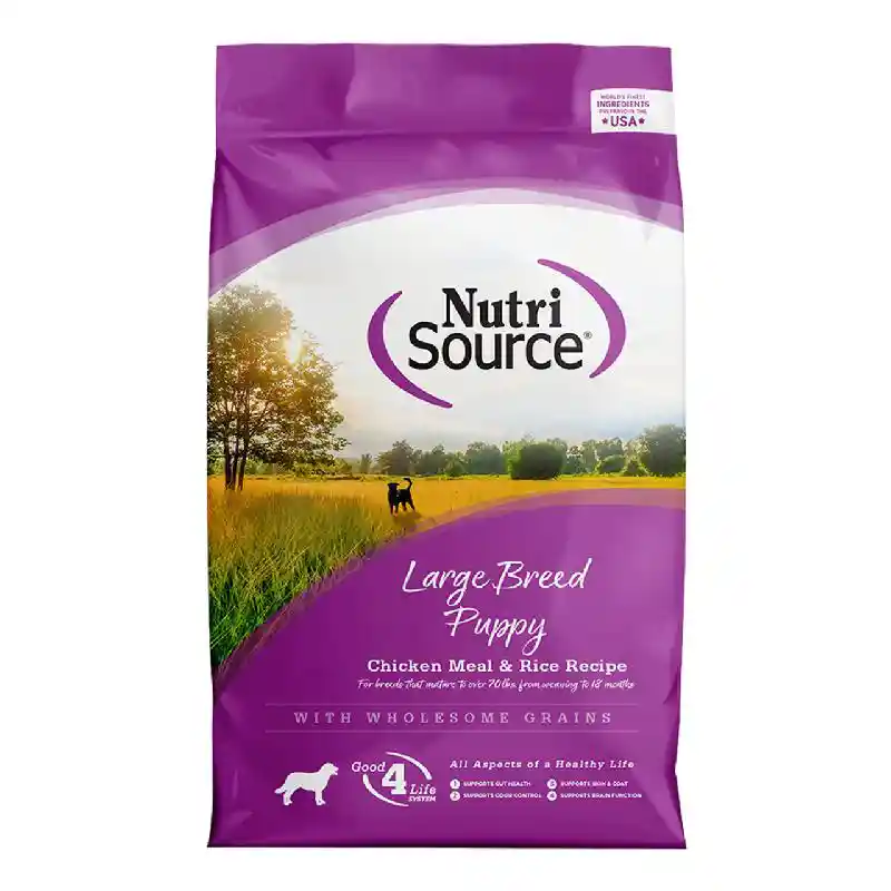 Nutrisource Large Breed Puppy Chicken & Rice 26 lbs