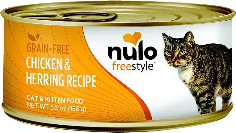 Freestyle Chicken & Herring Recipe Grain-free Canned Cat & Kitten Food 5.5-oz