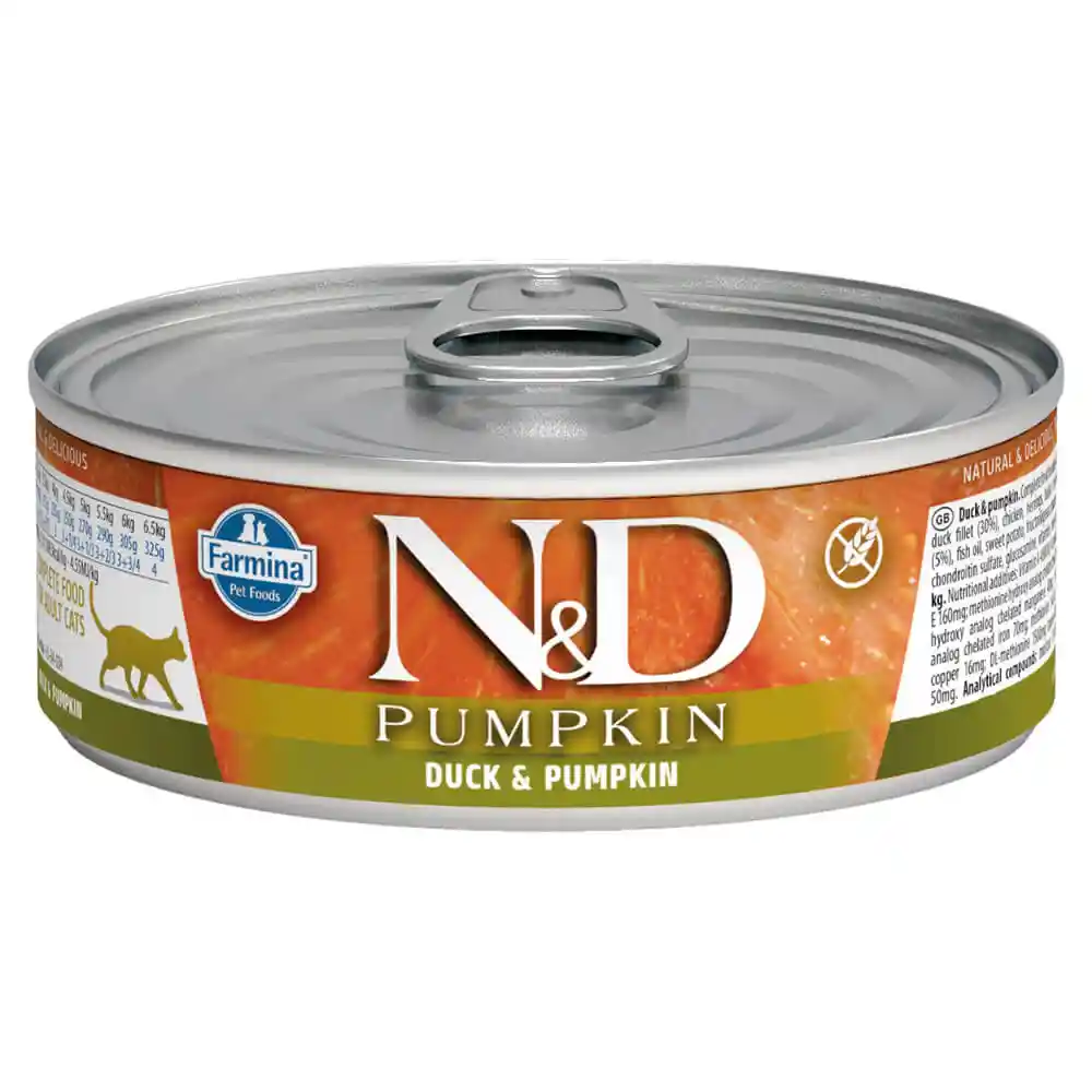 FARMINA CAT CAN PUMPKIN DUCK CANTALOUPE 2.82