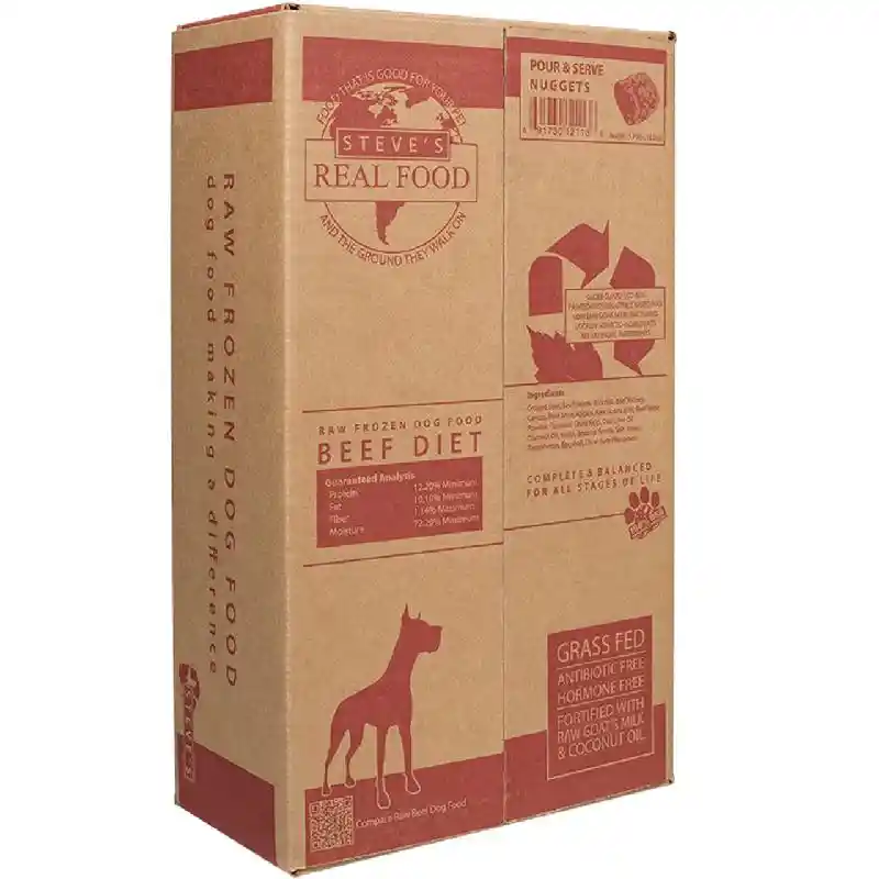 STEVE'S FROZEN NUGGETS BEEF 9.75