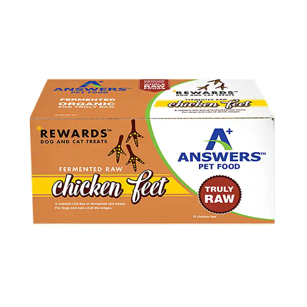 Answers Frzn Chicken Feet Fermented - Dogs Cats