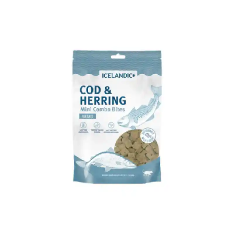 Mini Cod/herring Combo Bites Cat Iftc-00407 Icelandic 48/cs