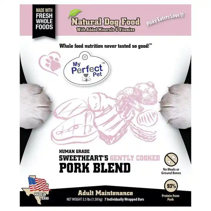 My Perfect Pet Dog Gf Frzn Cook Pork & Veg 4-lb