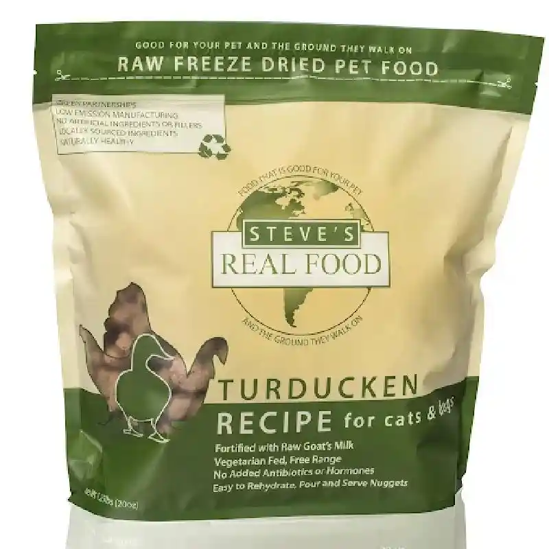 STEVE'S FRPZEN NUGGETS 5 LB TURDUCKEN FOR DOGS