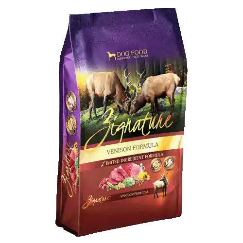 Zignature LID Grain Free Venison Dry Dog Food 4 Lbs