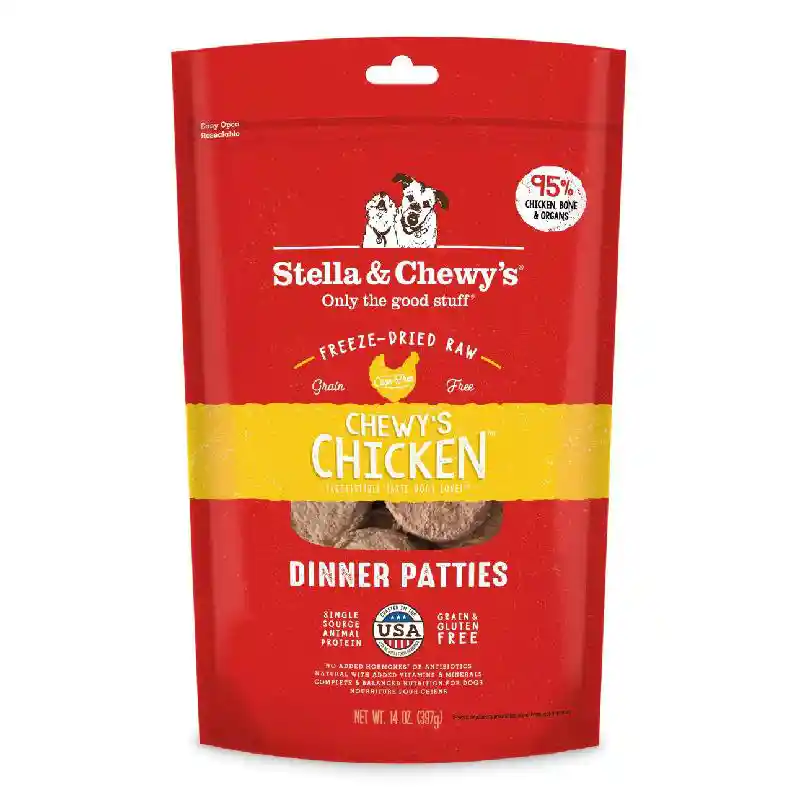Stella & Chewy's Freeze Dried Raw Chicken Patties 25oz
