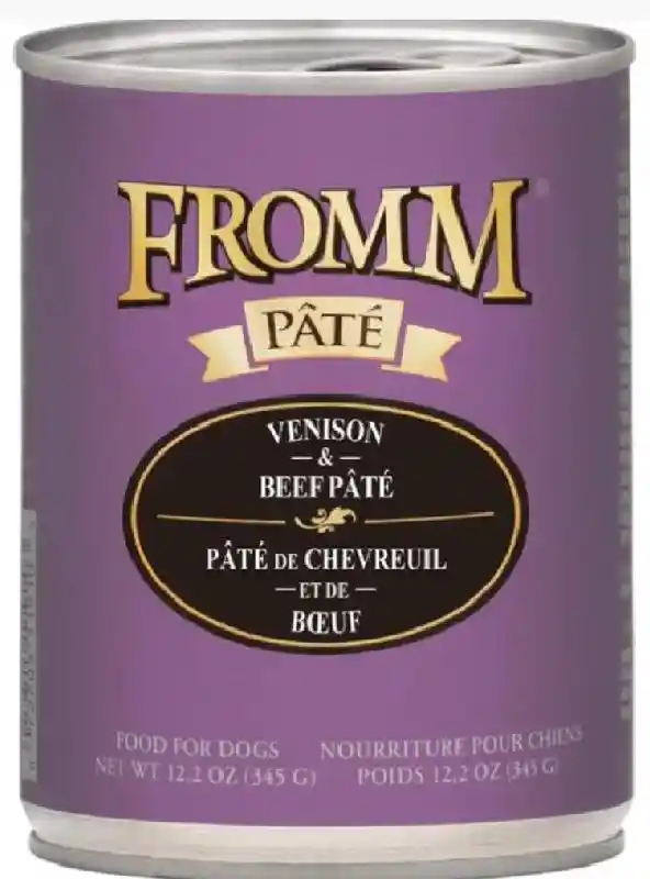 FROMM PATE VENISON AND BEEF CAN 12.2