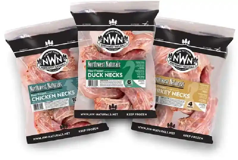 Northwest Naturals Frozen Bone Turkey Necks 4 Ct