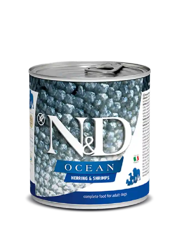 Farmina N&D Canned Dog Food | Ocean Herring & Shrimp 10.05 oz