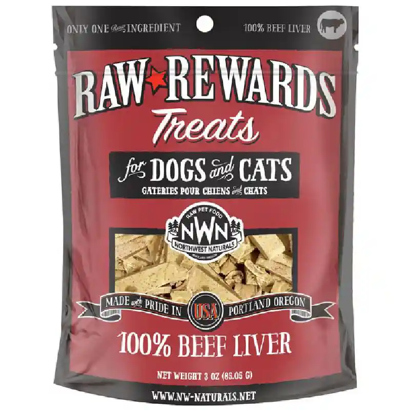 Northwest Naturals Raw Rewards Beef Liver 3oz
