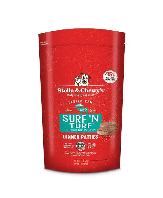 Stella & Chewy's Frozen Raw Dog Food Surf and Turf 6 LB