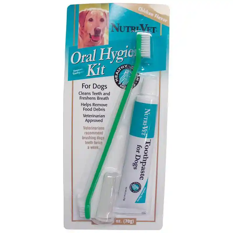 NUTRI-VET DOG ORAL HYGIENE KIT