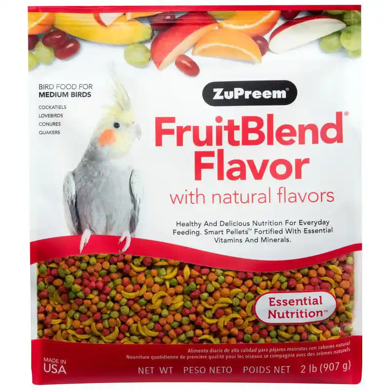 Zupreem Fruit Blend For Cockatiel 2 Lbs