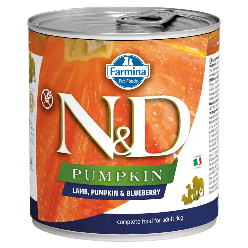 N&d Pmkn Lmb/blbr Dog 6/10.05z