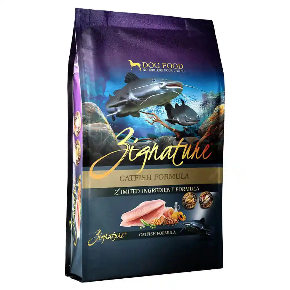 Zignature LID Grain Free Catfish Dry Dog Food 4 Lbs
