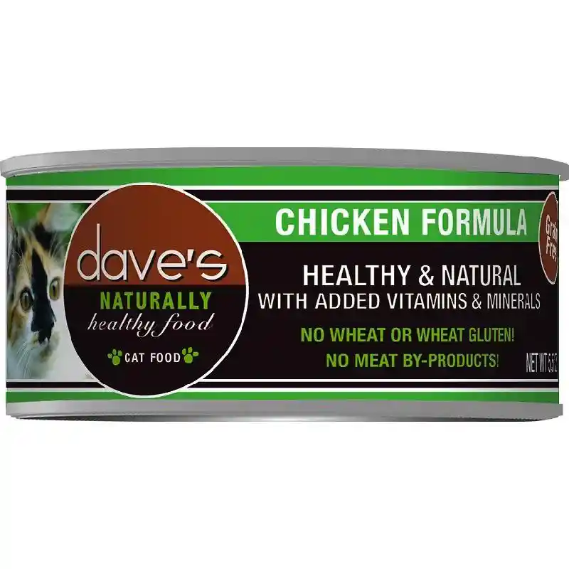 Dave's Cat Food Naturally Healthy Chicken 5.5-oz
