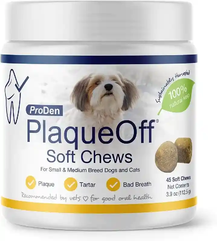 Plaqueoff Sm/med Brd Soft Chew 45ct 76000478 Proden 12/cs