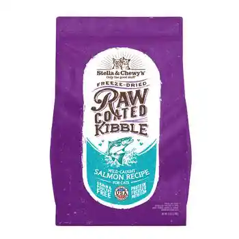 STELLA & CHEWYS CAT RAW COATED SALMON 10